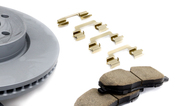 Land Rover Brake Kit - Akebono SDB000604KT