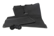 BMW Rubber Front Floor Mat Set Black (E70) - Genuine BMW 51472231953