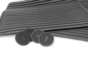 BMW Rubber Front Floor Mat Set Black (E70) - Genuine BMW 51472231953