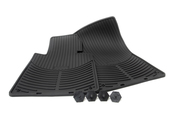 BMW Rubber Floor Mat Set Black - Genuine BMW 82550151192