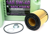 Audi Engine Oil Change Kit - Liqui Moly Molygen KIT-021115562A.8LM