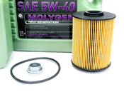 Audi Engine Oil Change Kit - Liqui Moly Molygen KIT-021115562A.8LM