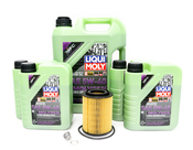 VW Audi Oil Change Kit 5W-40 - Liqui Moly Molygen KIT-021115562A.9LM