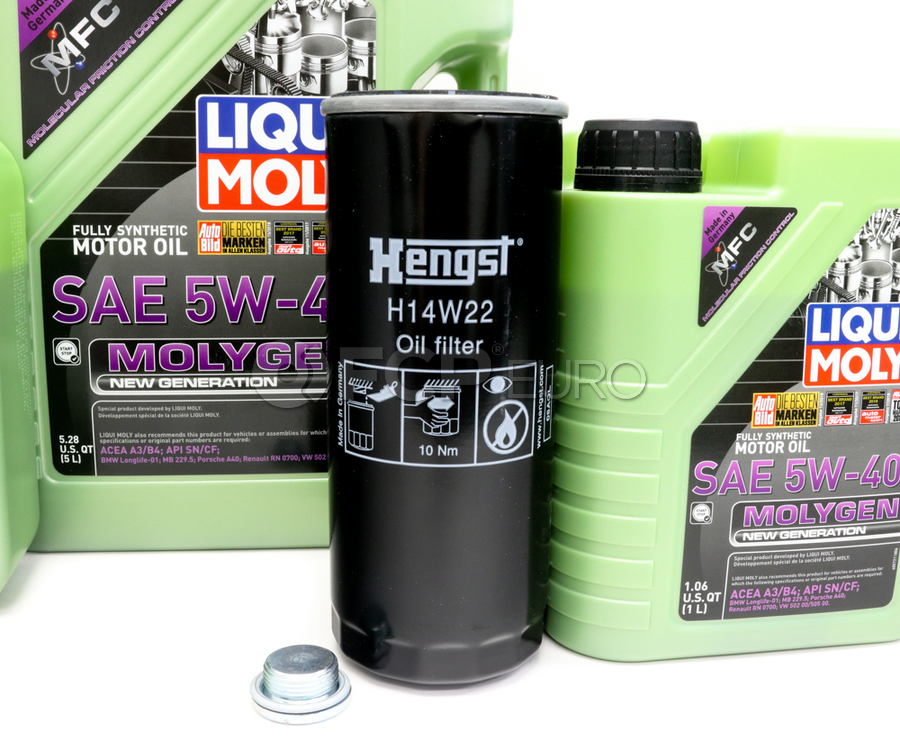 Liqui Moly Molygen 5W-40 Fully Synthetic Motor Oil – 8 Liters – Made In Germany