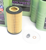 Mercedes Oil Change Kit 5W-40 - Liqui Moly Molygen 0001803009.9L