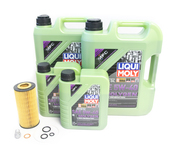 Mercedes Oil Change Kit 5W-40 - Liqui Moly Molygen 2751800009.11L
