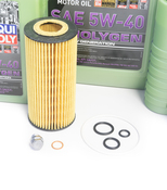 Mercedes Oil Change Kit 5W-40 - Liqui Moly Molygen 2751800009.8L