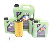 Mercedes Diesel Oil Change Kit 5W-40 - Liqui Moly Molygen OM3