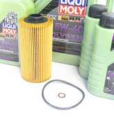 BMW Oil Change Kit 5W-40 - Liqui Moly Molygen 11427510717KT1.LM