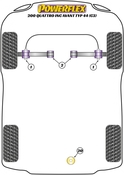 Audi Control Arm Bushing Set - Powerflex PFF3-401x2
