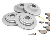 BMW Brake Kit - Zimmermann/Akebono 34116756090KTFR1