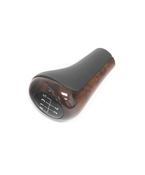 BMW Gearshift KnobLeather-Wood Ring-5-Speed (Nussbaum) - Genuine BMW 25111434721