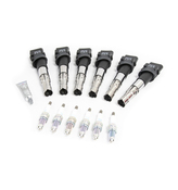 VW Ignition Coil & Spark Plug Service Kit - Bremi KIT-022905715BKT2