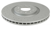 Audi VW Disc Brake Rotor - Zimmermann Sport 8N0615301A