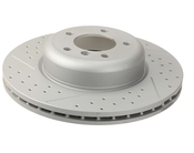 BMW Disc Brake Rotor - Zimmermann Z Coat 34116786392