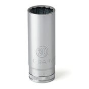 1/2" Drive 12 Point Deep Metric Socket (17 mm) - Gearwrench 80788