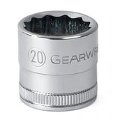 1/2" Drive 12 Point Standard Metric Socket (12 mm) - Gearwrench 80747