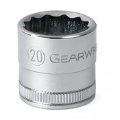 1/2" Drive 6 Point Standard Metric Socket (18 mm) - Gearwrench 80630