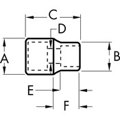 1/4" Drive 12 Point Deep Metric Socket (10 mm) - Gearwrench 80237