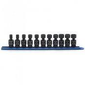 11 Pc. 3/8" Drive 6 Point Impact Metric Socket Set - Gearwrench 84975