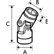 3/8" Drive 6 Point Metric Flex Socket (13 mm) - Gearwrench 80336