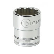 3/8" Drive 6 Point Standard Metric Socket (16 mm) - Gearwrench 80384