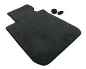 BMW Floor Mat Velours Driver Side (Anthrazit) - Genuine BMW 51477265437