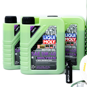 Porsche Engine Oil Change Kit (5W-40) - Liqui Moly/Mahle OX254D4ECOKT1