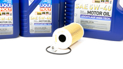 Porsche Engine Oil Change Kit (5W-40) - Liqui Moly/Mahle 9PAOILKT5