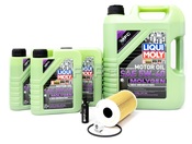 Porsche Engine Oil Change Kit (5W-40) - Liqui Moly/Hengst 987OILKT
