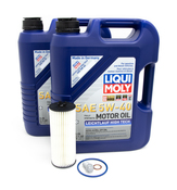 Mercedes Oil Change Kit 5W-40 - Liqui Moly 1761800800