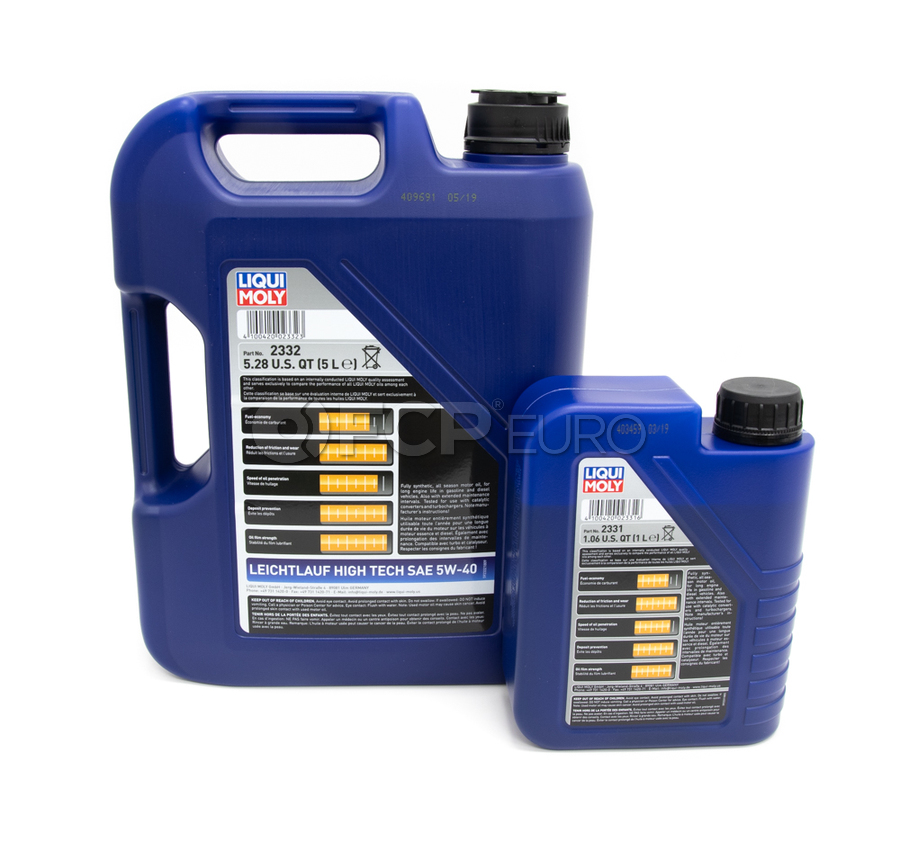 Mercedes Oil Change Kit 5W-40 - Liqui Moly 1761800800 | FCP Euro