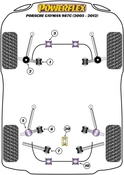 Porsche Control Arm Link Bushing Set - Powerflex PFR57-507
