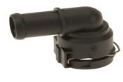 VW Coolant Hose Connector - Genuine VW 1K0122291H