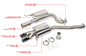 VW Performance Catback Exhaust System - Unitronic UH007EXA