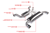VW Performance Catback Exhaust System - Unitronic UH010EXA