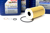 Porsche Engine Oil Change Kit (5W-40) - Liqui Moly/Mahle 997GT2OILKT2