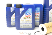 Porsche Engine Oil Change Kit (5W-40) - Liqui Moly/Mahle 997GT2OILKT2