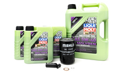 Porsche Engine Oil Change Kit (5W-40) - Liqui Moly/Genuine 991GT3OILKT