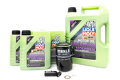 Porsche Engine Oil Change Kit (5W-40) - Liqui Moly/Genuine 991GT3OILKT4