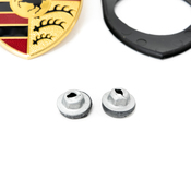 Porsche Hood Emblem Kit - Genuine Porsche 9P1853601KT