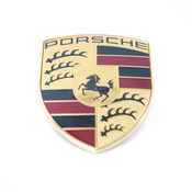 Porsche Hood Emblem - Genuine Porsche 9P1853601