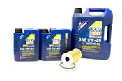 Porsche Engine Oil Change Kit (0W-40) - Liqui Moly/Mahle GT3OILKT3