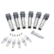 VW Ignition Coil & Spark Plug Service Kit - Genuine VW KIT-022905715BKT