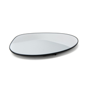 BMW Mirror Glass Heated Plane Left (Chromfarbig) - Genuine BMW 51167132741