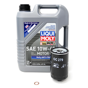 VW Oil Change Kit 10W40 - Liqui Moly 037115561KT