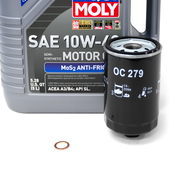 VW Oil Change Kit 10W40 - Liqui Moly 037115561KT