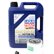 Volvo Oil Change Kit 5W40 - Liqui Moly 3517857KT6