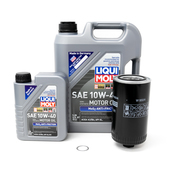 VW Oil Change Kit 10W40 - Liqui Moly / Mann W9504KT