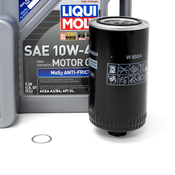 VW Oil Change Kit 10W40 - Liqui Moly / Mann W9504KT